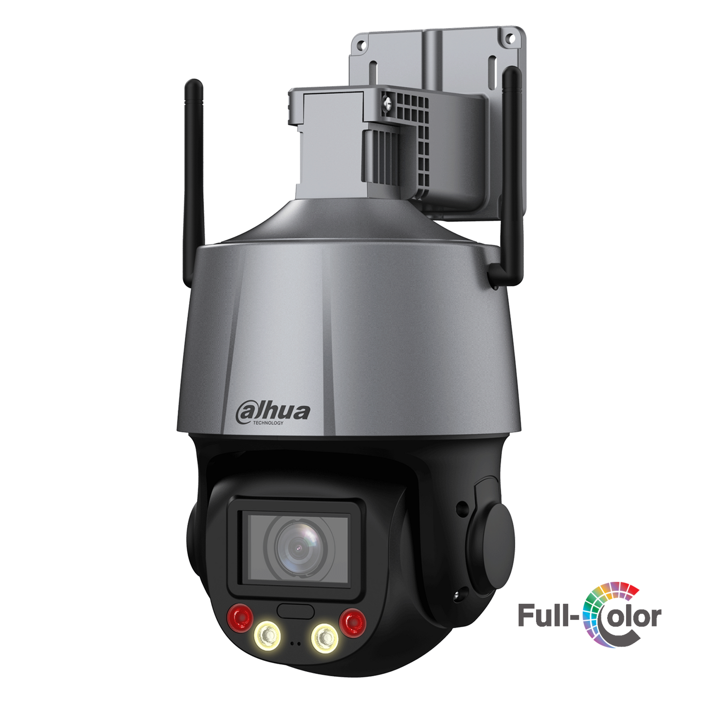 CÁMARA PTZ IP WiFi 4MP 5X IP66 IVS Full-Color IR50 LUZ BLANCA 30m MIC y Speaker DAHUA