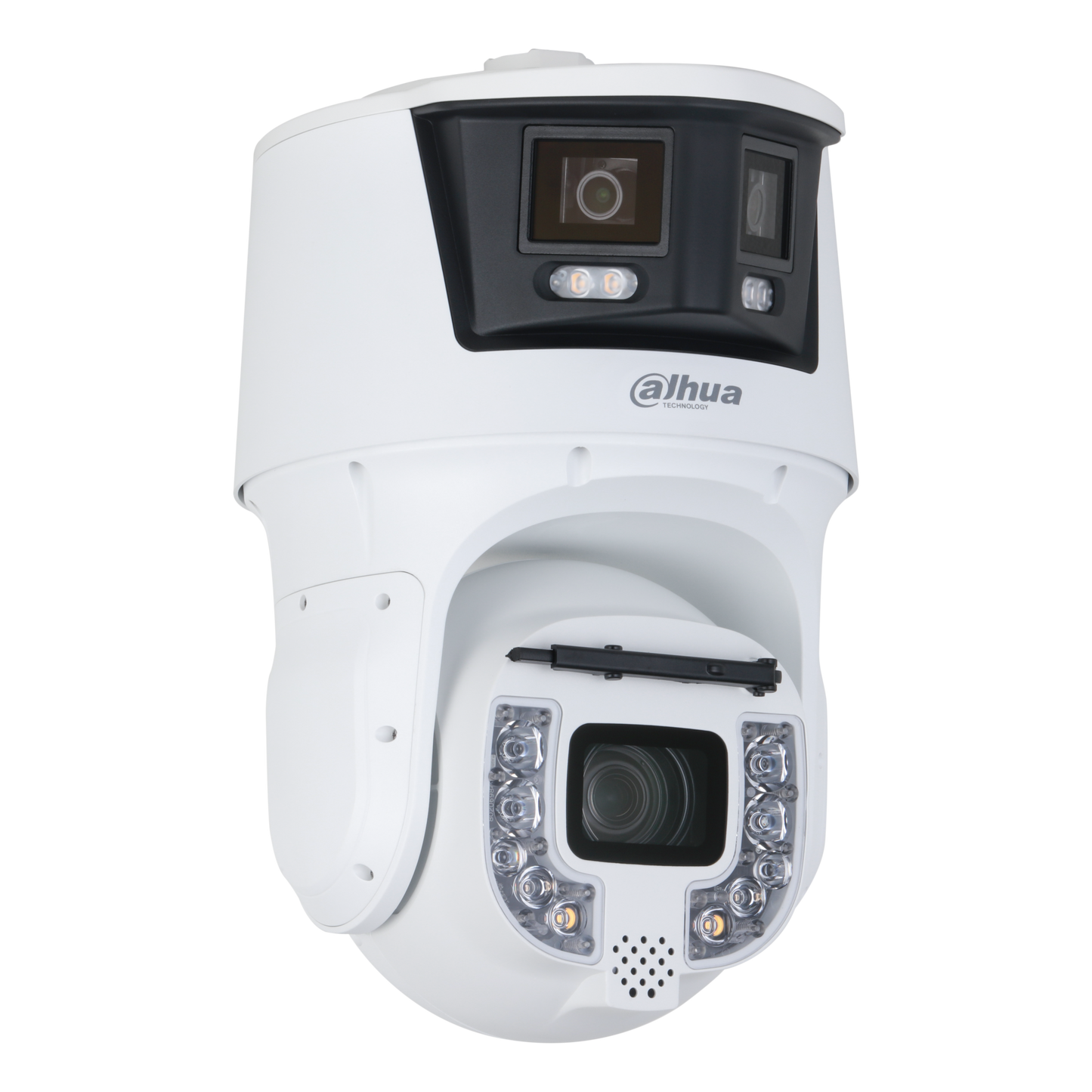 Camara Dahua IP Panoramica 2 x 4MP 2.8mm Led 30m + PTZ 42X 8MP IR300m Wiper Face Detection