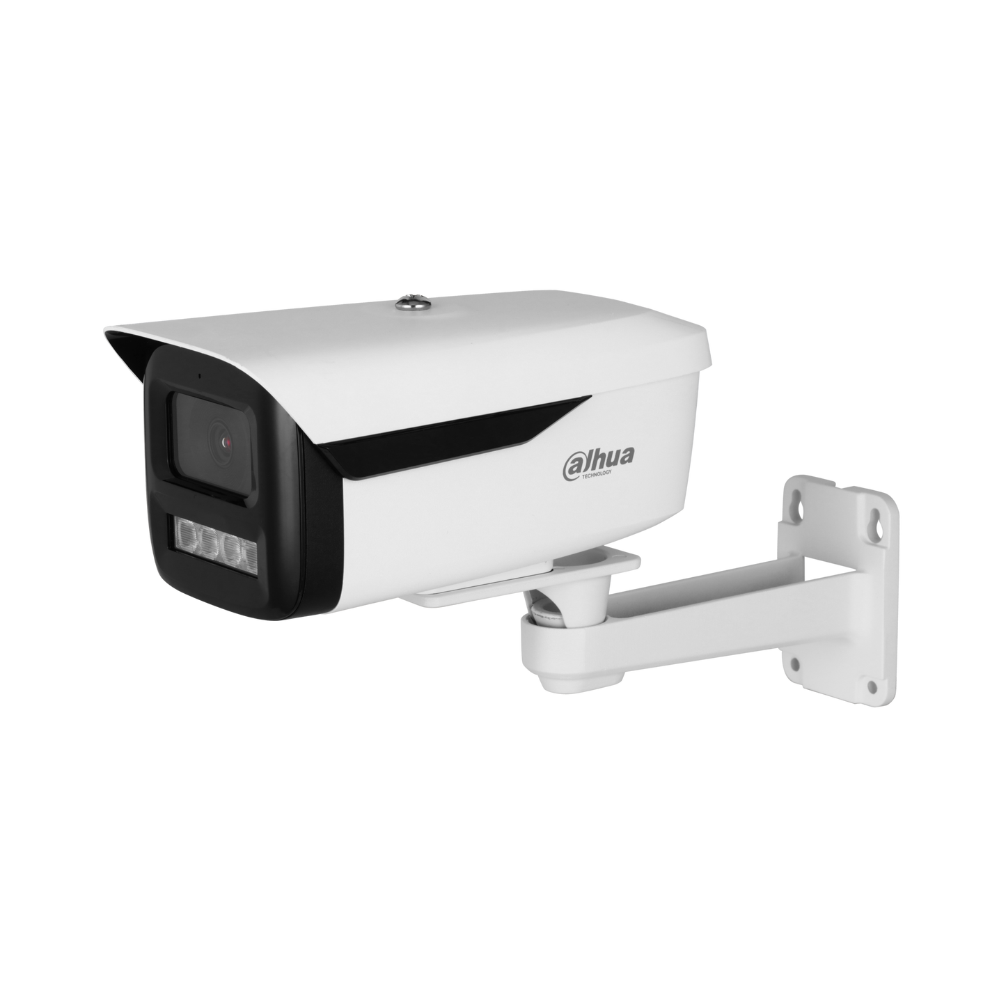 Cámara Dahua PRO IP bullet WizColor 4MP 6mm Led 50m PoE IP67 WDR con mic y bracket