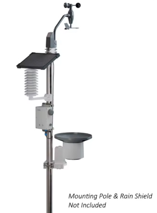 Ecowitt WittField WS6210 Estación meteorológica inalámbrica 7 en 1 Estación meteorológica inalámbrica profesional 4G y Wi-Fi con energía solar – VERSION «WittField Suite»