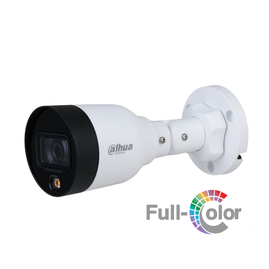 Cámara Dahua IP Bala Full-Color 2MP 2.8mm LED15 PoE IP67 DWDR Dahua