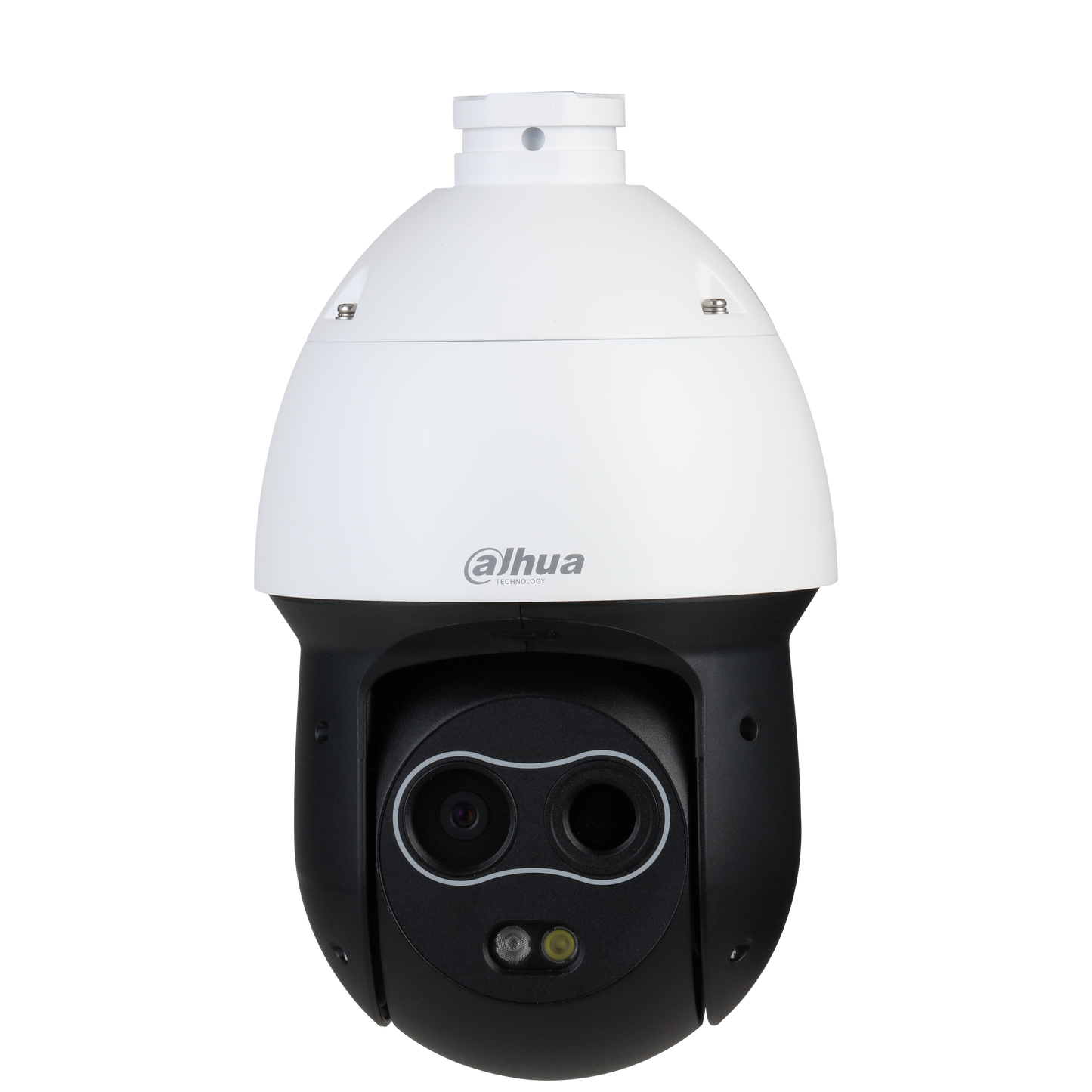 Cámara Dahua IP PT Termal Hibrida Lente optico 4mm 4MP Lente Termico 3.5mm Detección Incendio Con T°