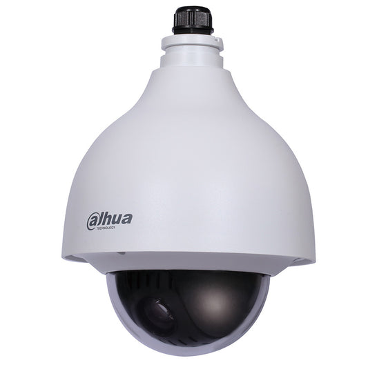 Cámara Dahua IP PTZ 2MP 12X PoE+ Alarma 2/1 Audio 1/1 Slot MicroSD Starlight IVS IP66 IK10
