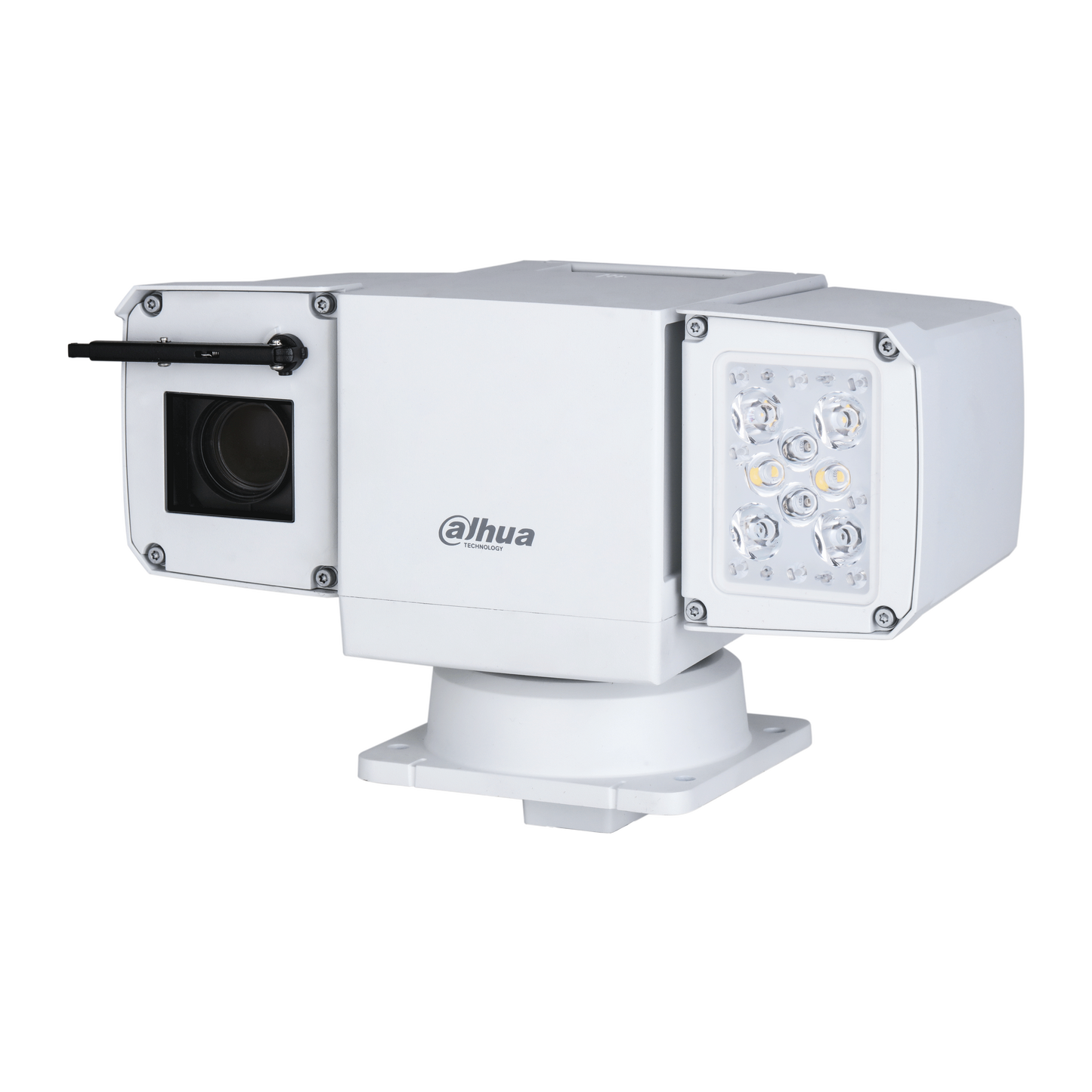 Cámara Dahua IP PTZ Monitoreo de construccion 2MP 25X IR150 LED50 Alarma 2/1 Audio 1/1 Slot MicroSD Starlight