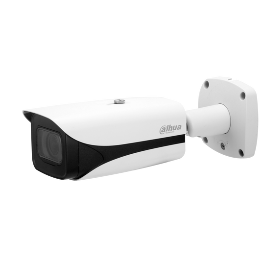 Cámara Dahua IP bullet AI Starlight 8MP 2.7-12mm IR 60m PoE Alarma 2/1 Audio 1/1 IP67 IK10 ePoE Soporta Micro SD