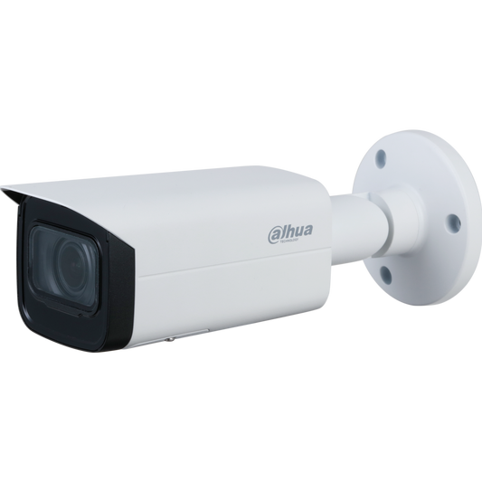 Cámara Dahua IP bullet WizSense 5MP 2.7-13.5mm Motor IR60 PoE IP67 Soporta Micro SD