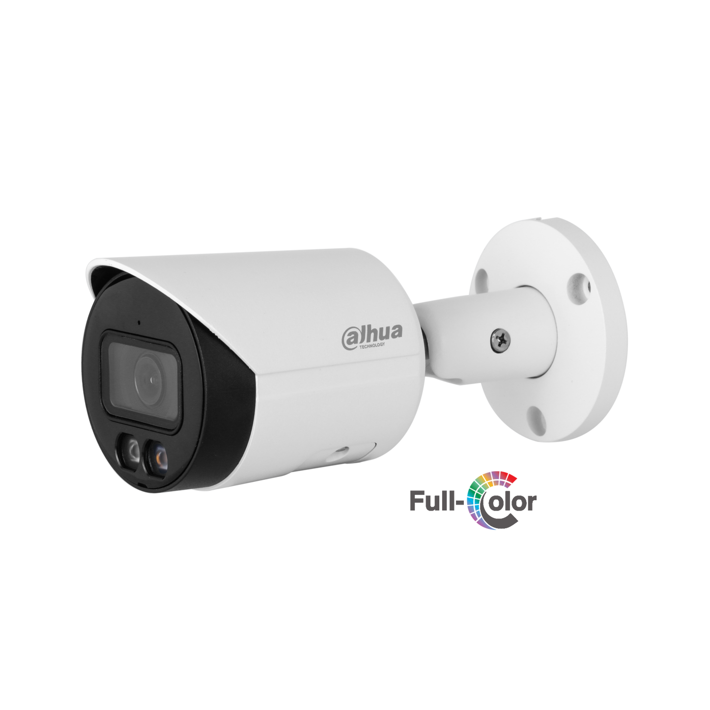 Cámara Dahua IP bullet WizSense 8MP 2.8mm IR y Led 30 PoE IP67 WDR Starlight Dahua con microfono