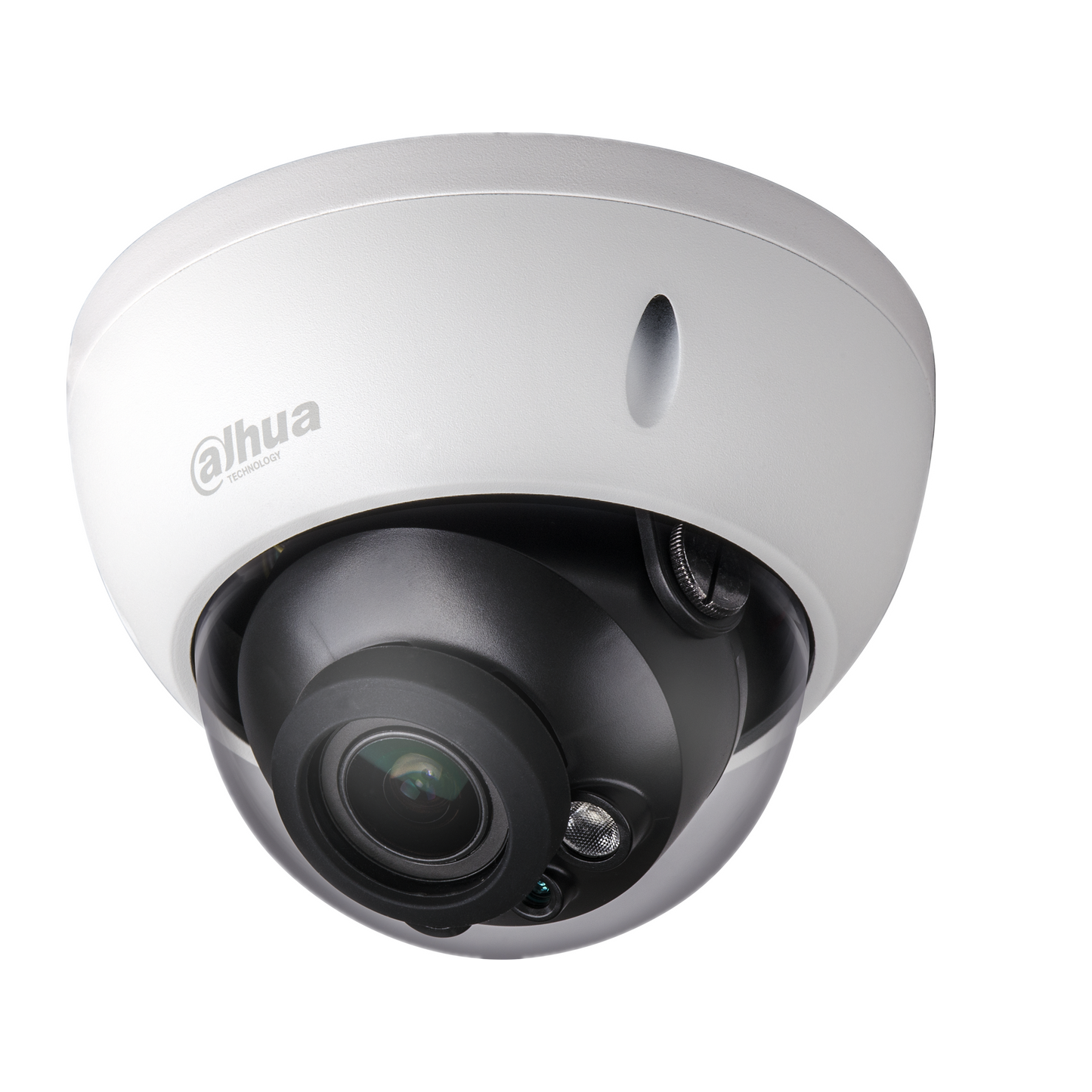 Cámara Dahua IP domo 4MP 2.8-12mm Motor IR40 PoE IP67 IK10 Soporta MicroSD