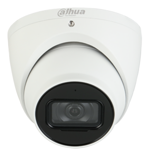 Cámara Dahua IP domo WizMind 5MP 2.8mm IR50 PoE Microfono IP67 Soporta Micro SD