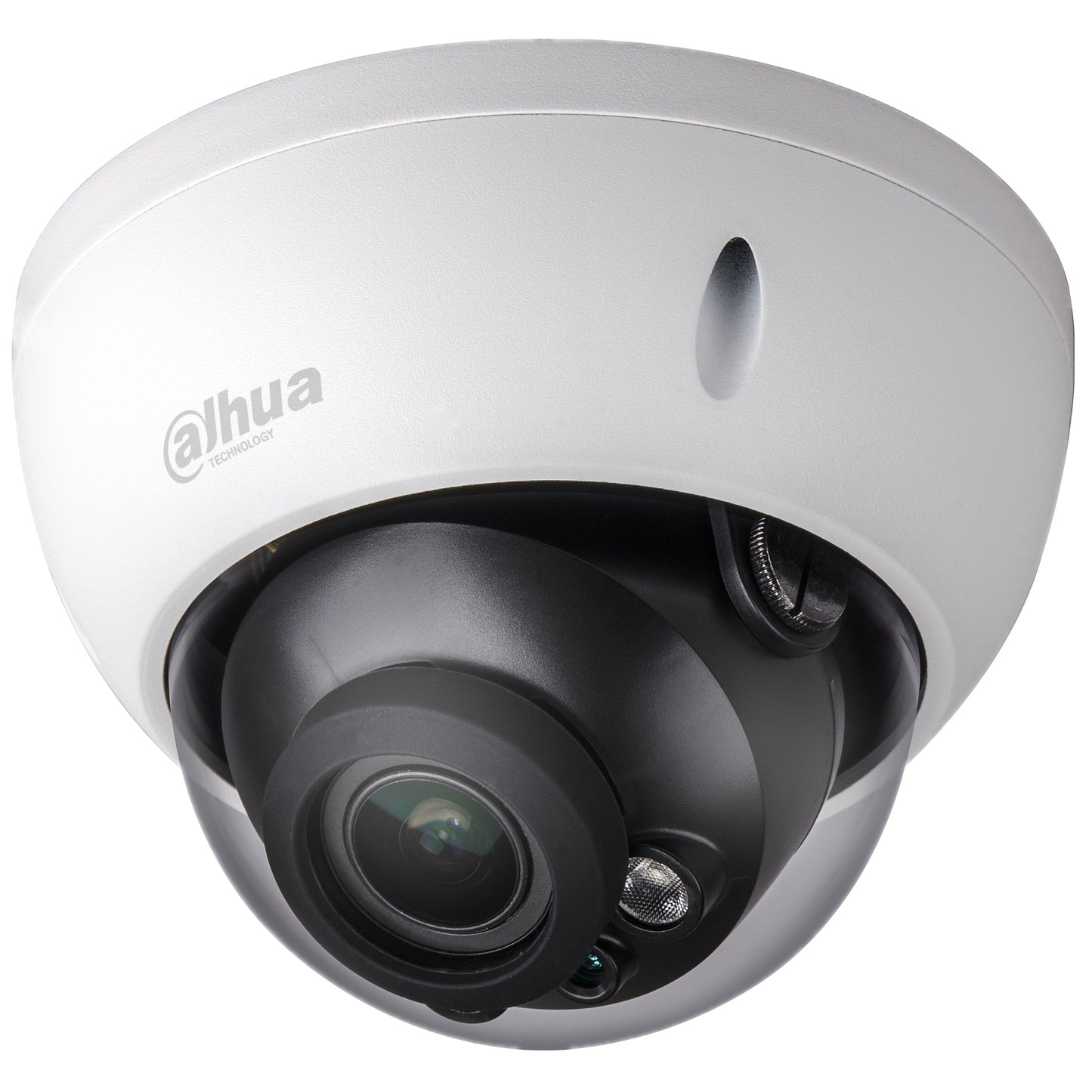 Cámara Dahua IP domo con inteligencia artificial 2MP 2.7-13.5mm Motor IR40 PoE IP67 IK10 Soporta Micro SD