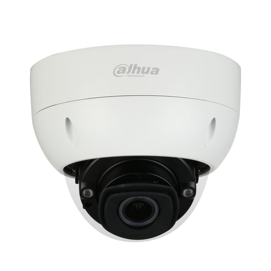 Cámara Dahua IP domo con inteligencia artificial avanzada deteccion facial 4MP a 60fps 2.7-12mm motor IR40 PoE IP67 IK10 dual power