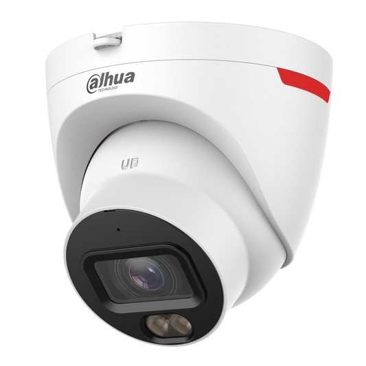 Cámara Dahua PRO IP domo WizColor 4MP 2.8mm Led 30m PoE IP67 WDR con mic